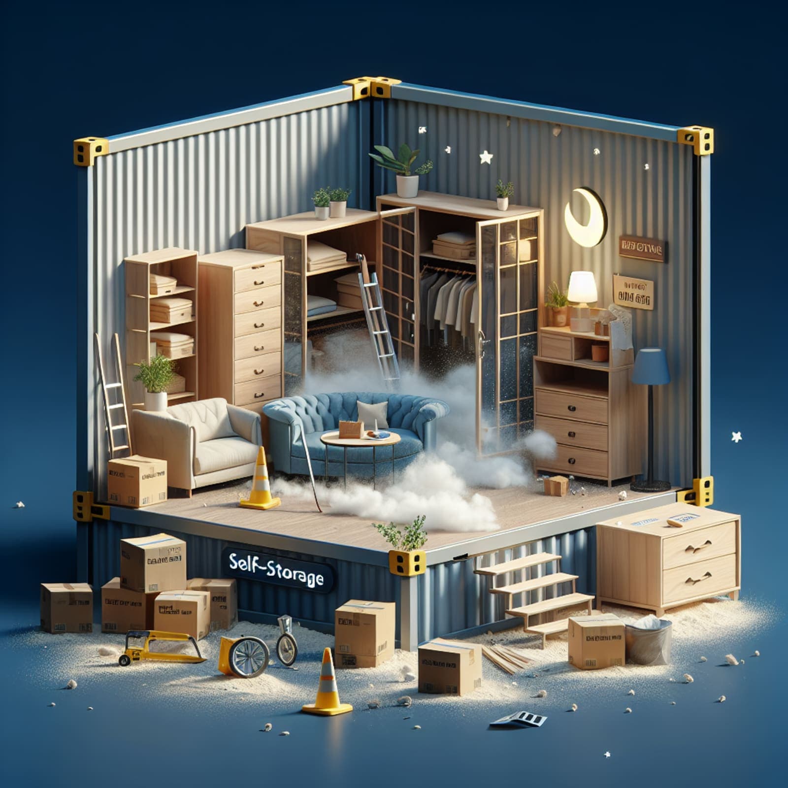 Travaux dans votre logement : le self-stockage est fait pour vous !