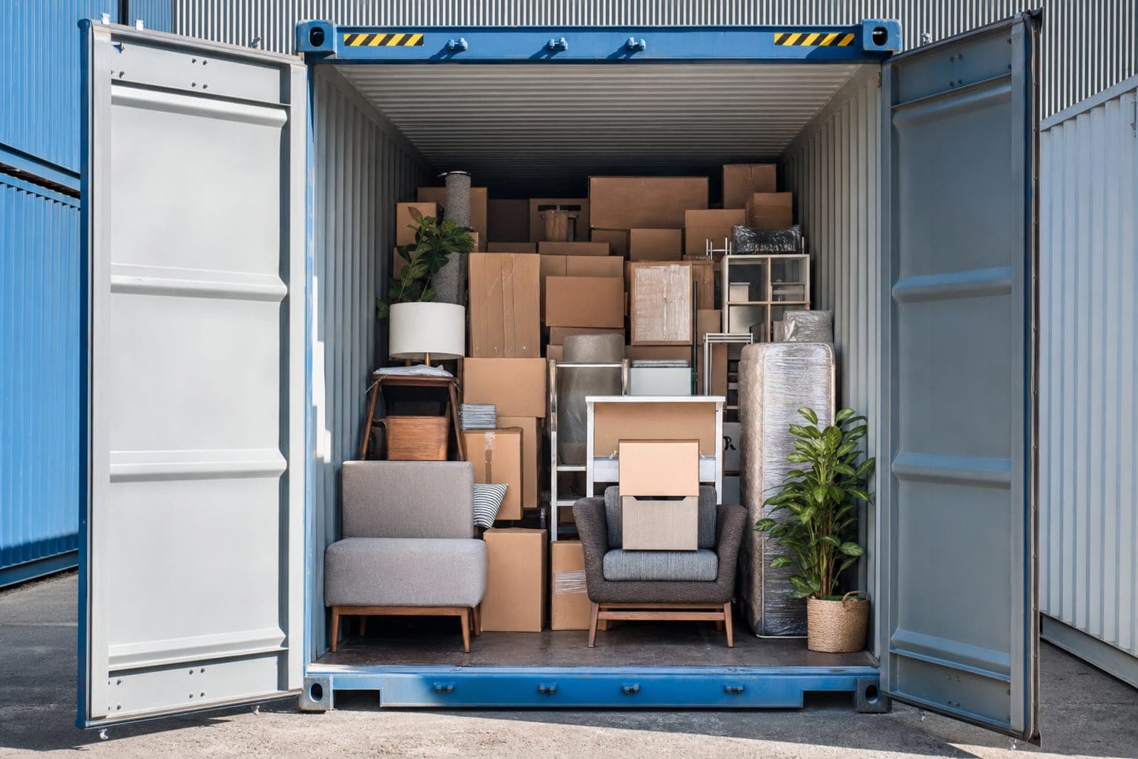 Que peut-on stocker dans un container maritime ?