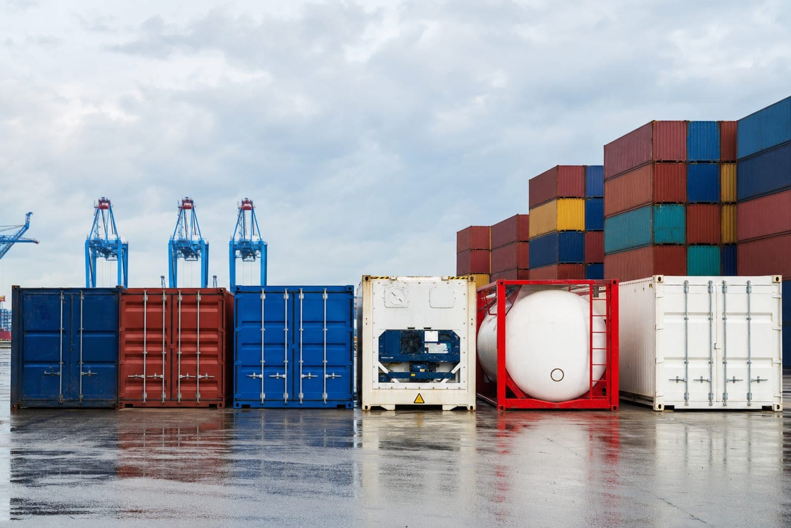 Les différents type de containers maritime