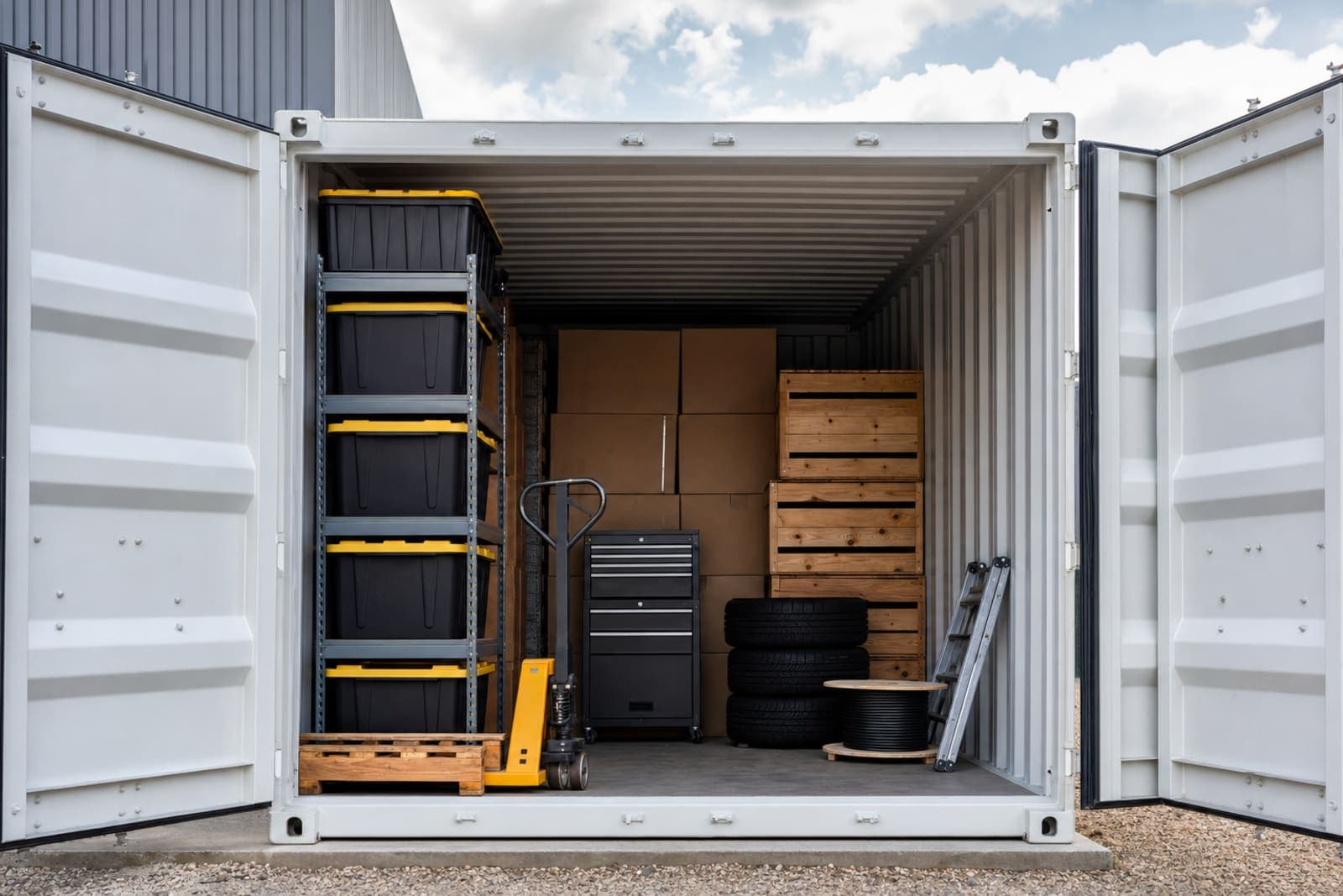 5 avantages pour stocker son matériel dans un container maritime
