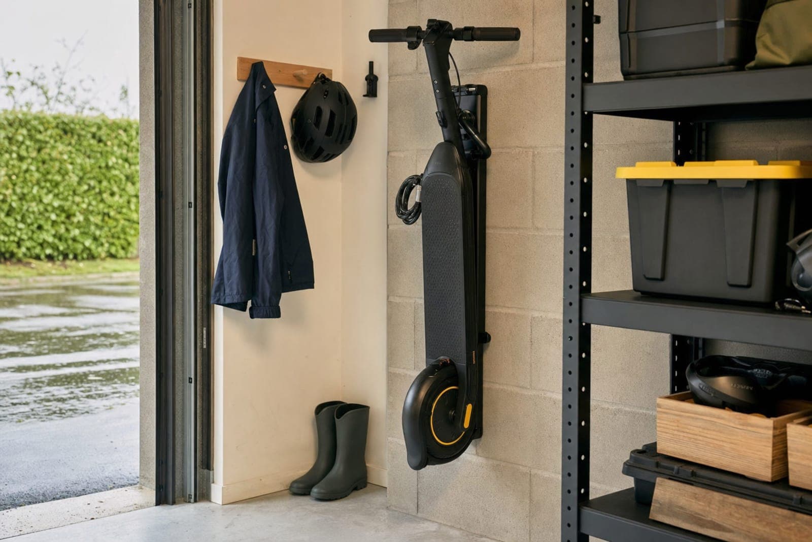 Stocker une trottinette : sans vol, sans humidité