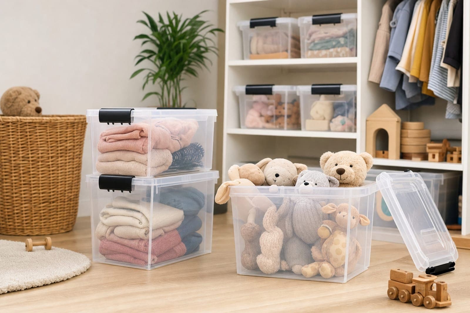 Stocker des jouets et affaires d’enfants sans stress
