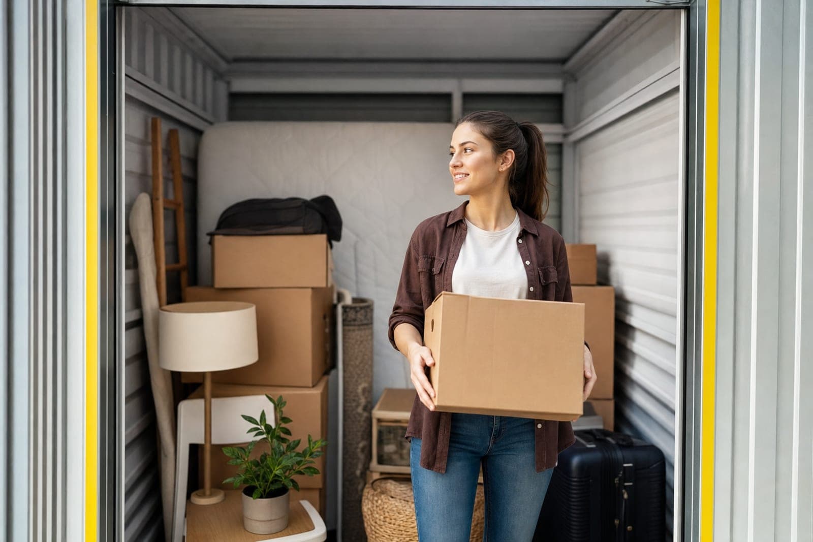 Box de stockage sans engagement : la liberté utile