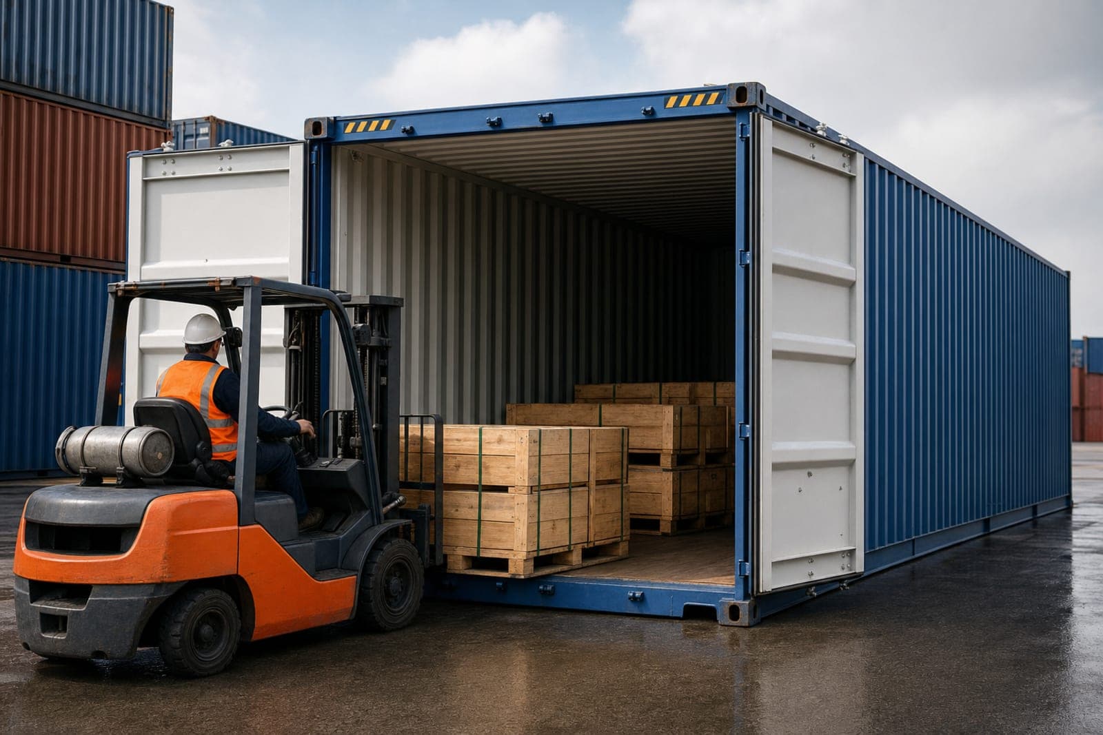 Stock tampon industriel en container : cas d’usage pro