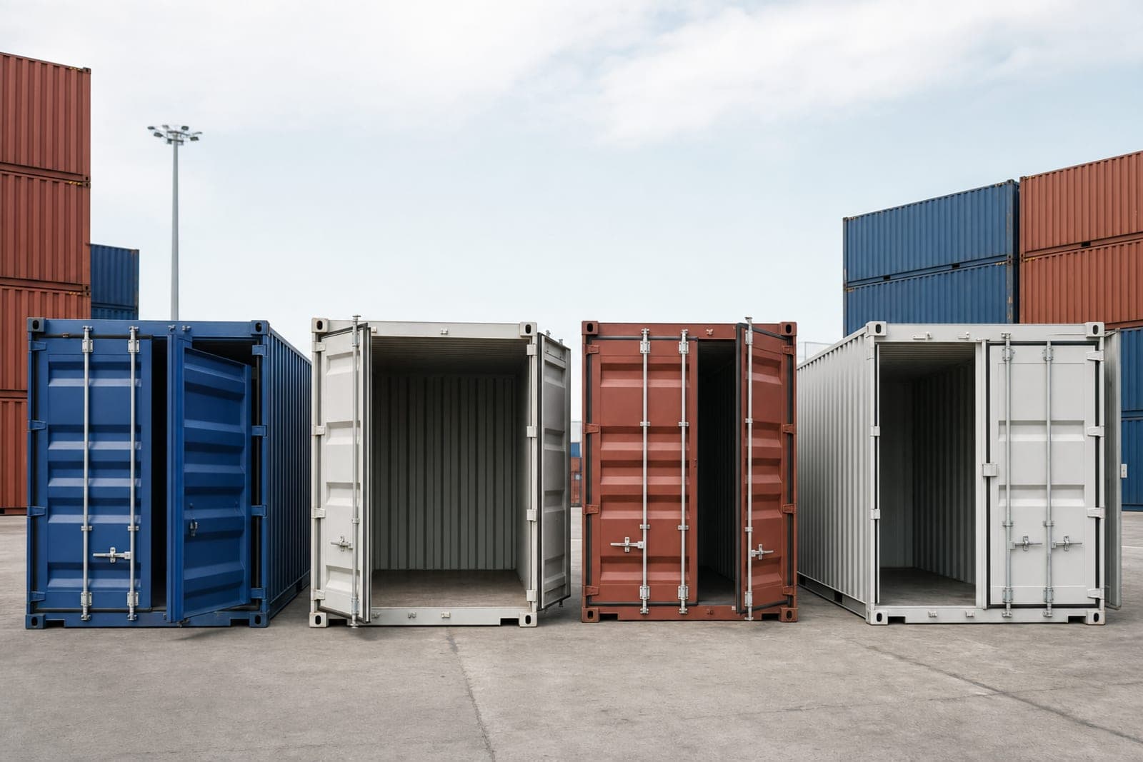Portes de container : choisir le bon accès de stockage