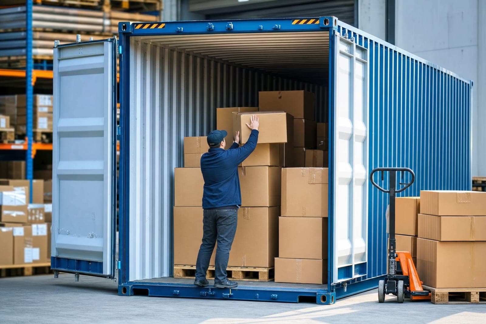 Stock saisonnier commerce en ligne : le container en renfort