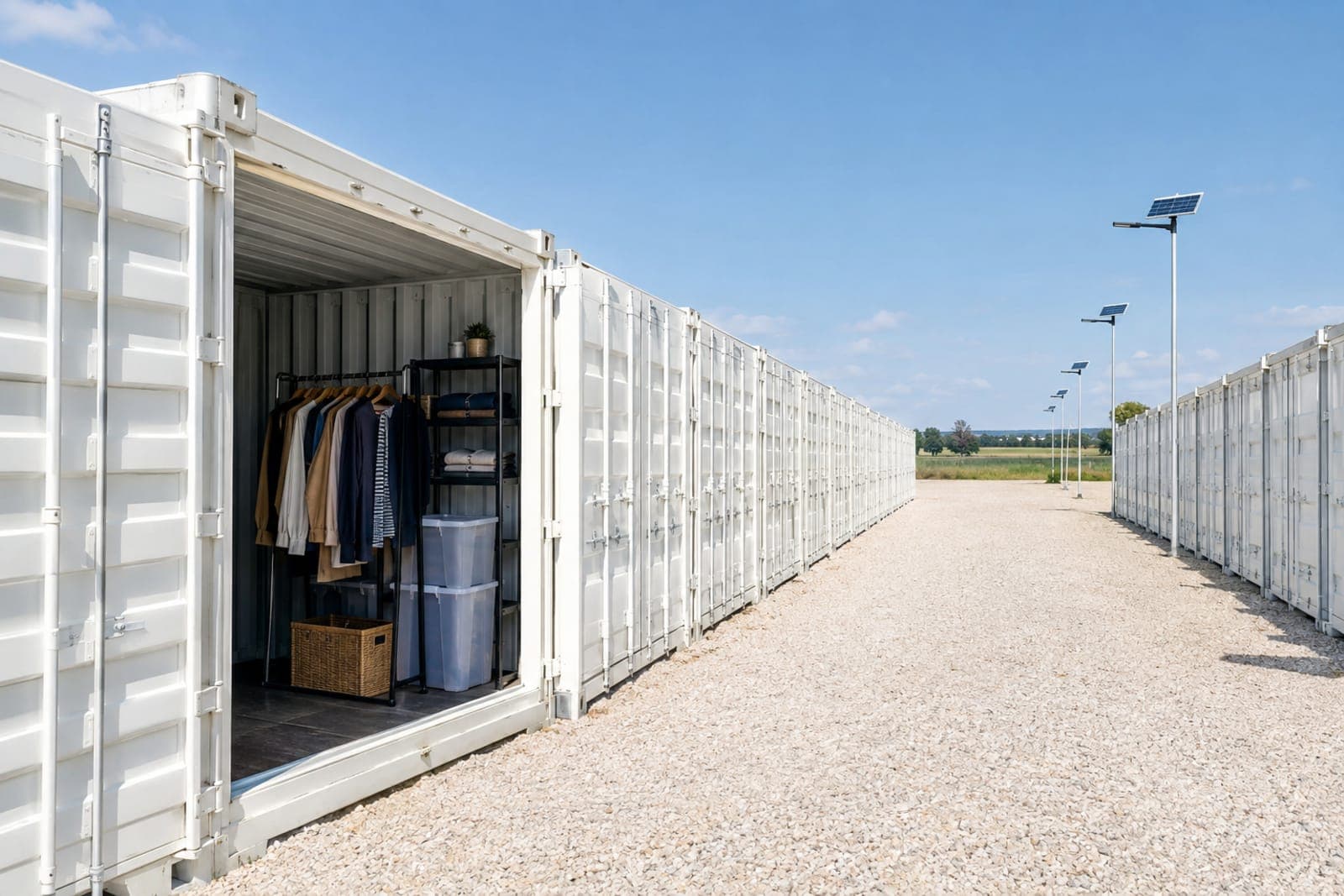 Stocker ses vêtements dans un box de stockage