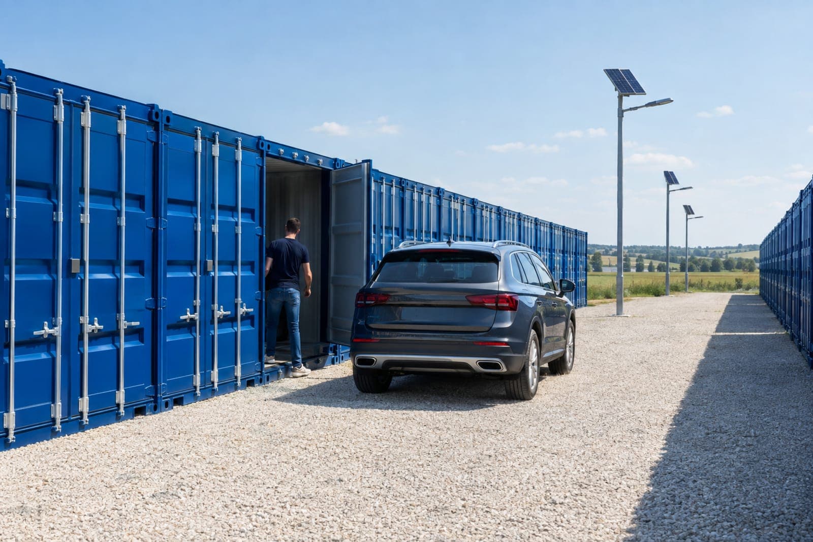 Stocker une voiture : sec, sûr, accessible en drive-up