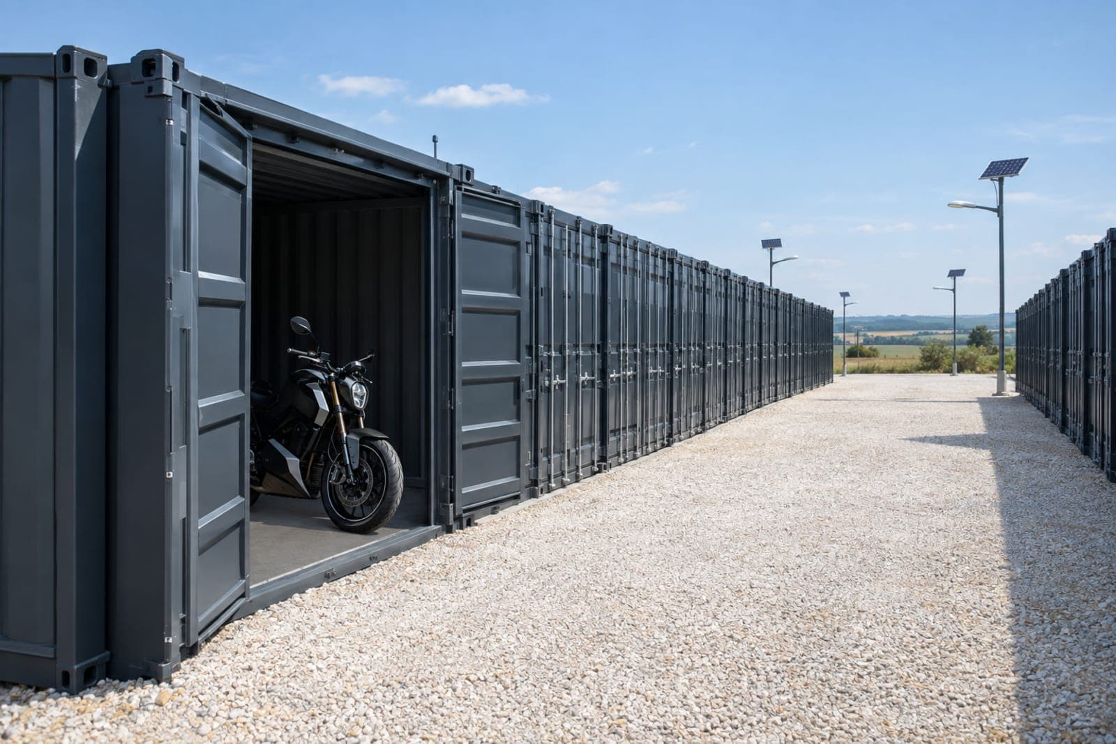 Stocker une moto électrique : sec, sûr, prête