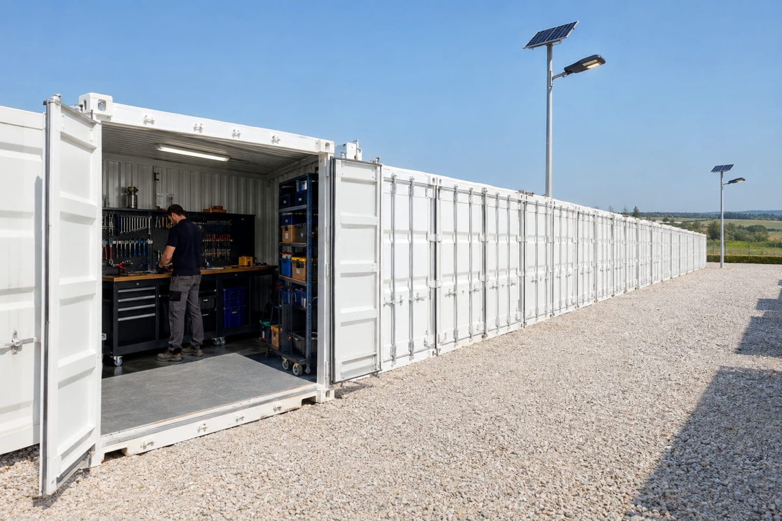 Atelier en container maritime : projet pro clé en main
