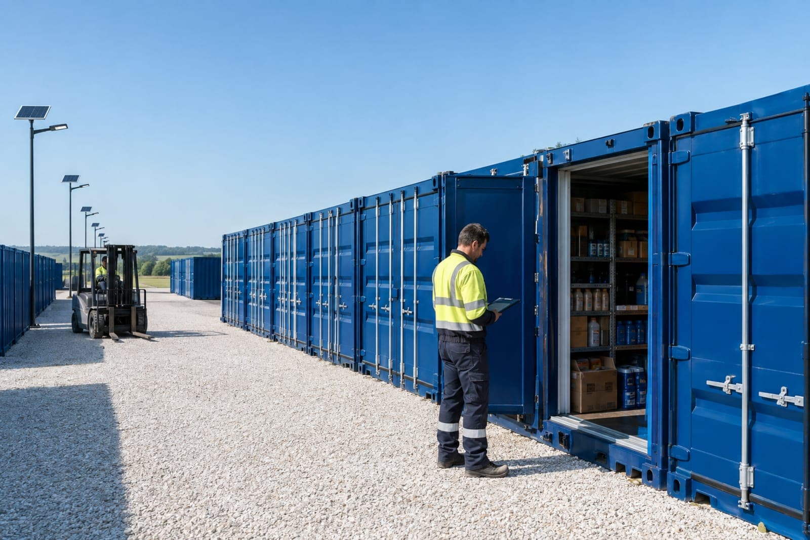 Magasin de pièces détachées en container : cas pro