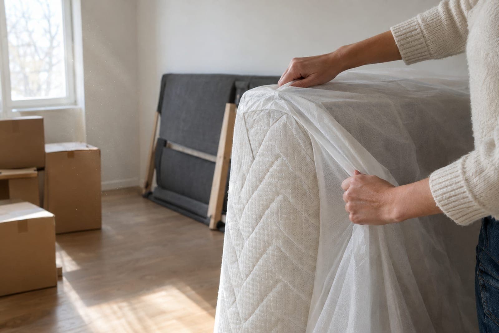 Stocker un matelas : propre, sec, sans acariens