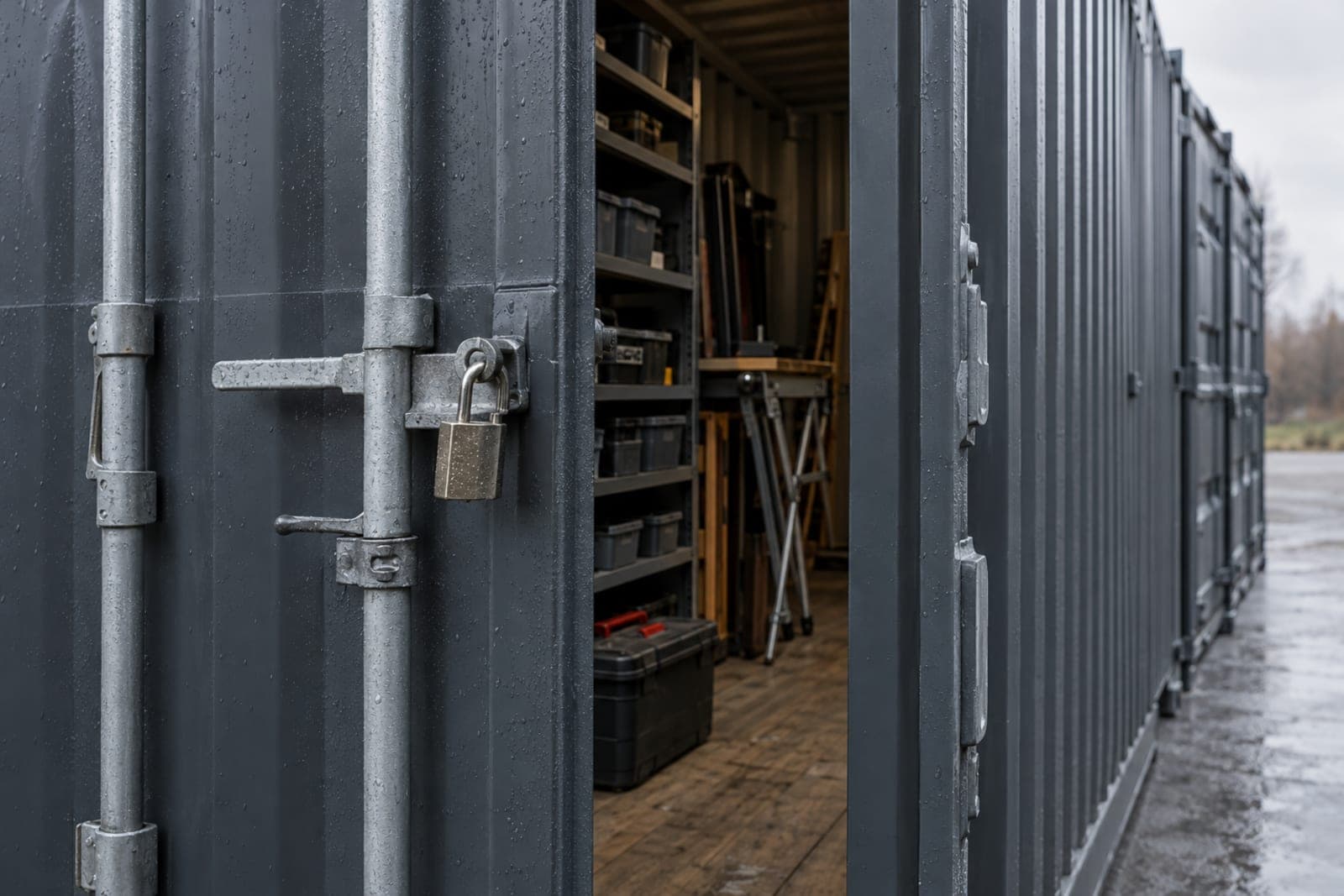 5 avantages pour stocker son matériel dans un container maritime