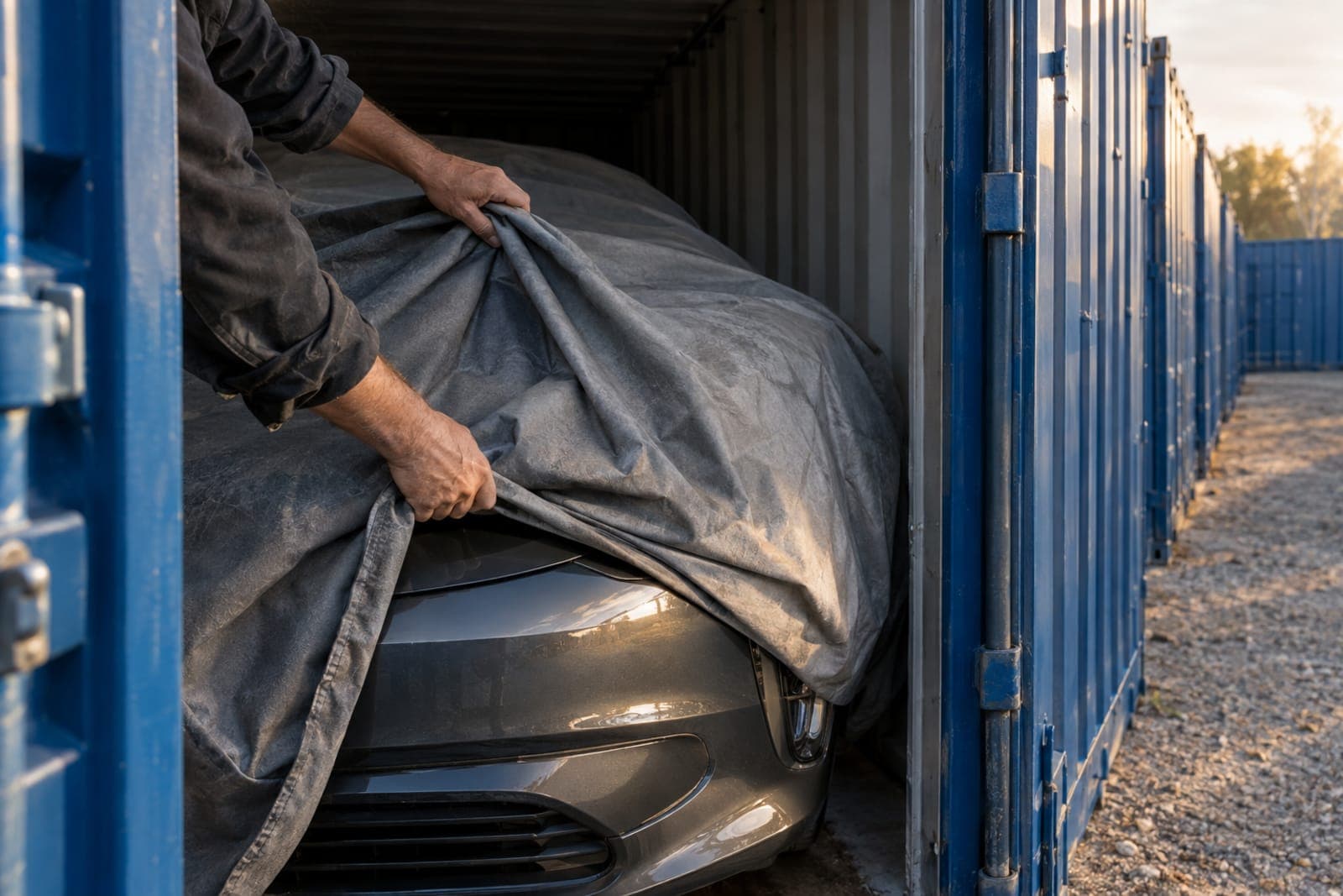 Stocker une voiture : sec, sûr, accessible en drive-up