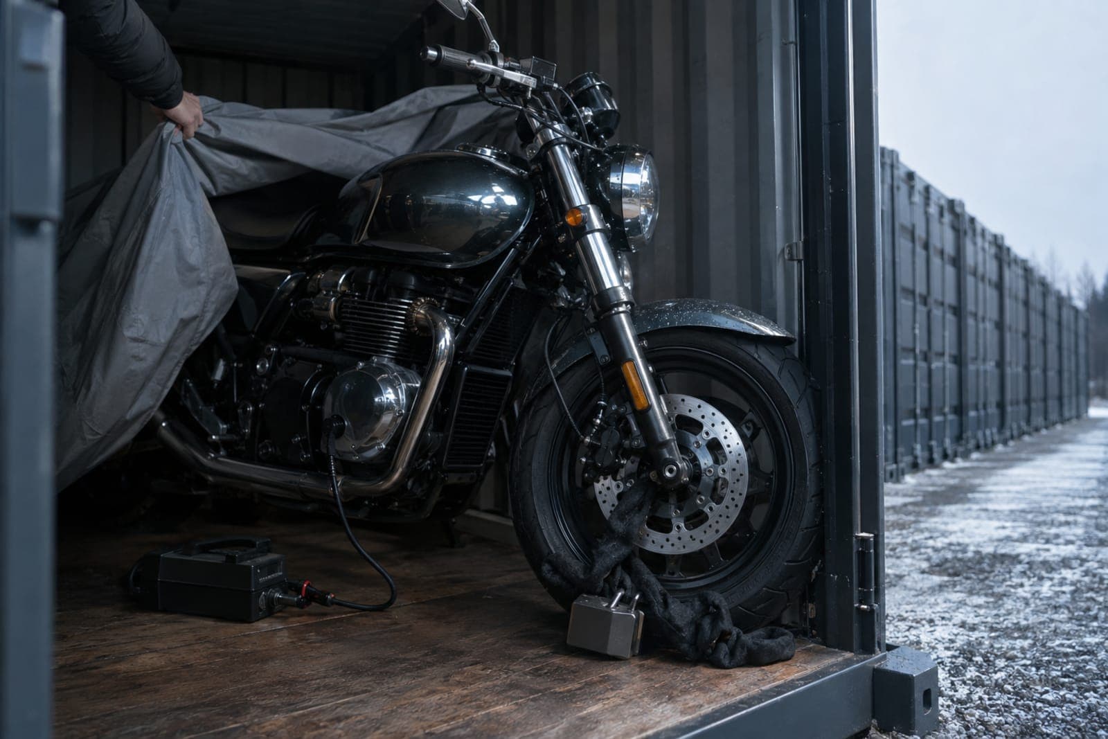Stocker une moto l’hiver sans humidité ni vol