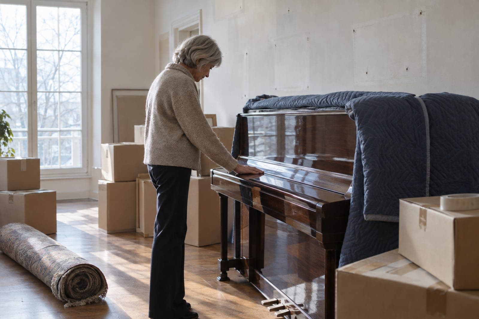 Stocker un piano : sec, sûr, sans désaccordage