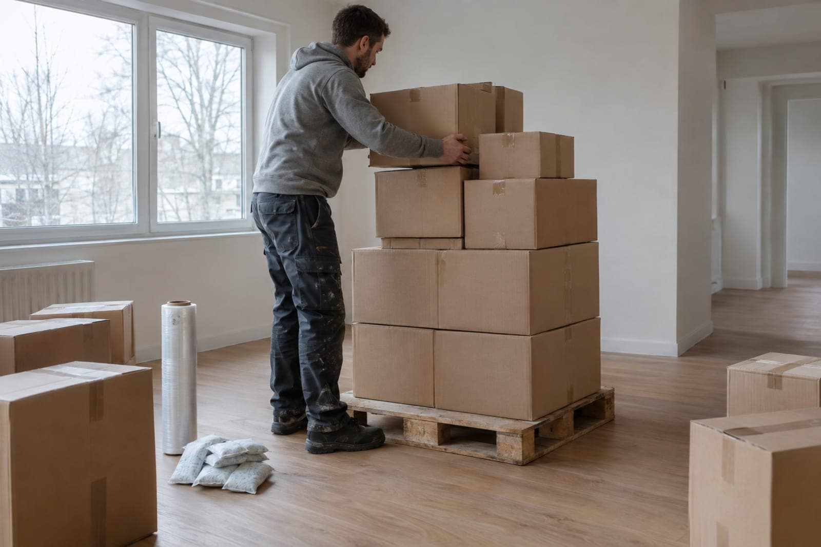 Stocker des cartons : zéro humidité, zéro écrasement