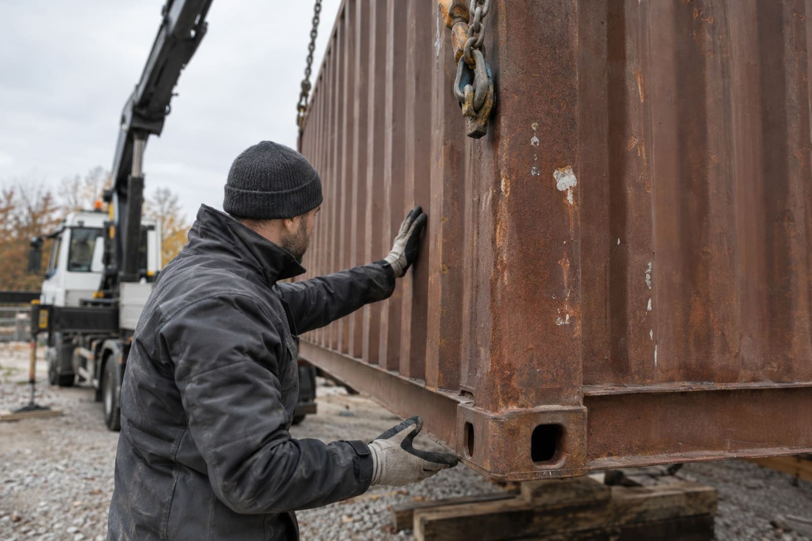 Acier Corten : la vraie durabilité d’un container maritime