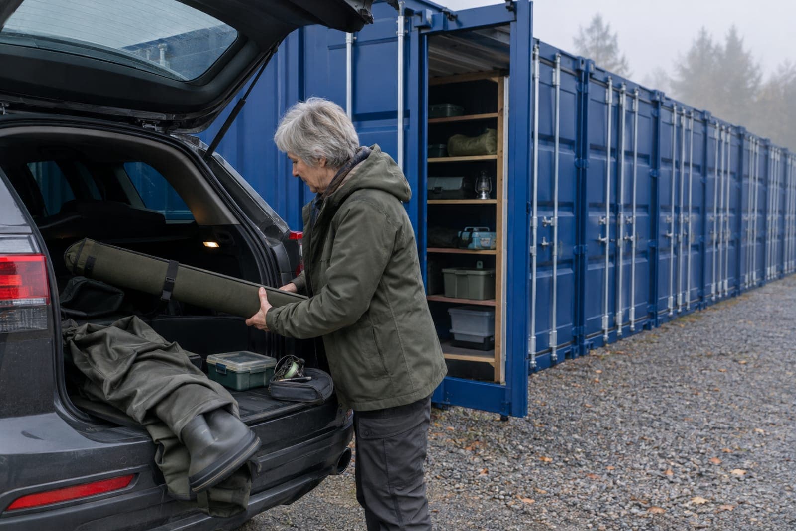 Stocker du matériel de pêche : sec et anti-vol
