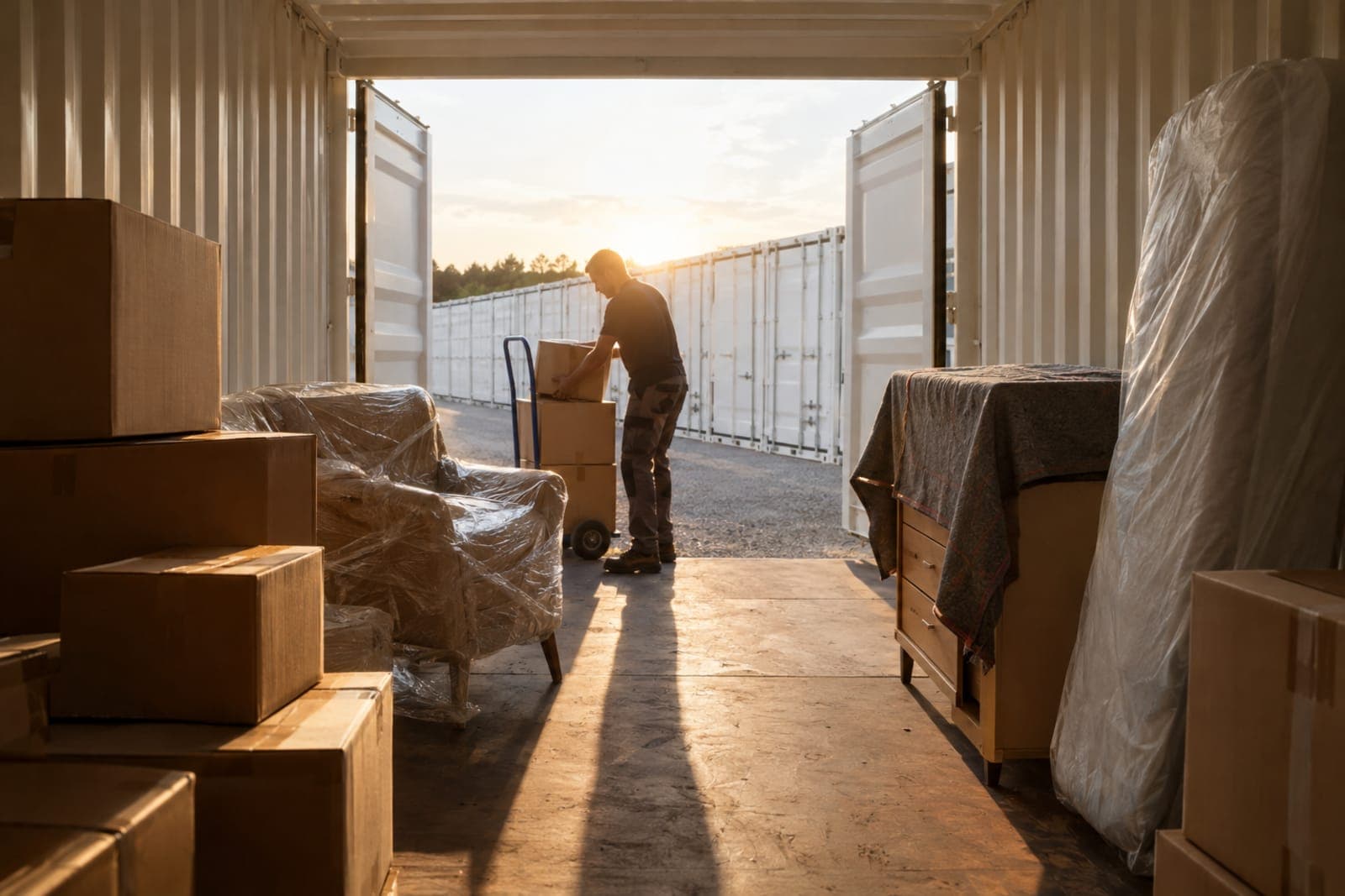 Déménagement pourquoi louer un box de stockage ?